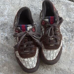 Carolina Herrera Kids Brown and Cream Shoes